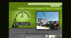 Desktop Screenshot of gskcranes.com